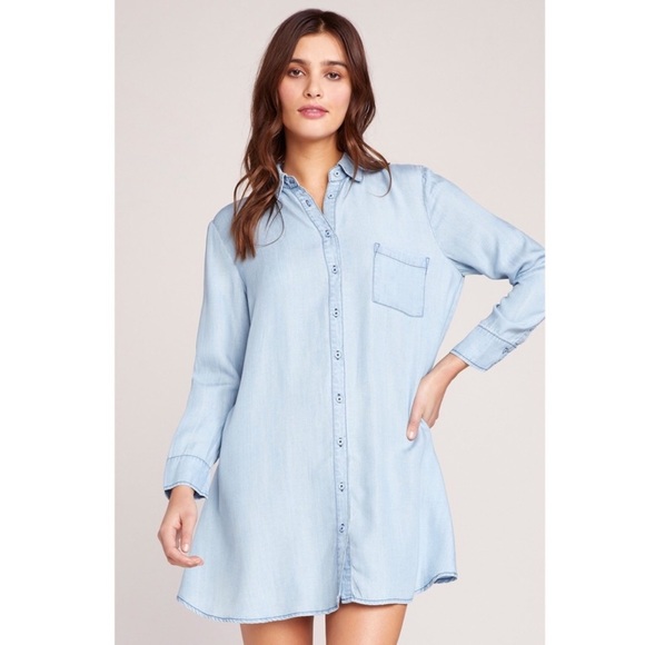 BB Dakota Chambray Shirtdress - Picture 1 of 4